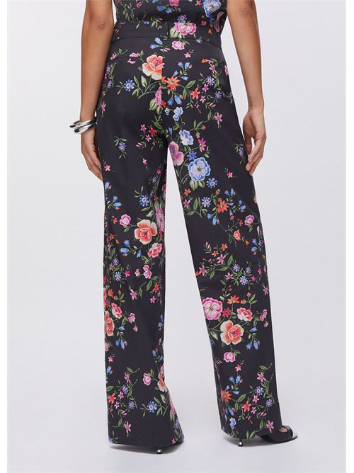 Pants woman flower LIU JO | CA6358T589A/P9631